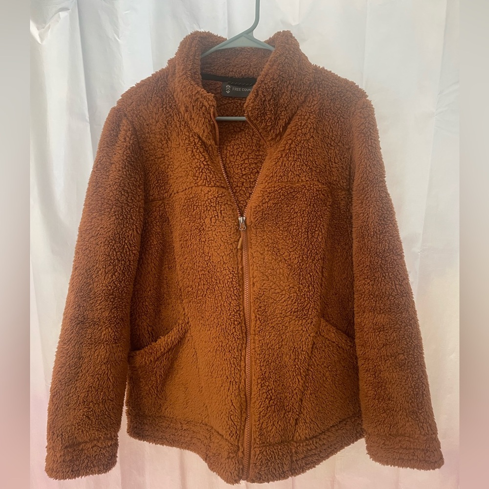 Free Country Warm Rust Fleece Jacket